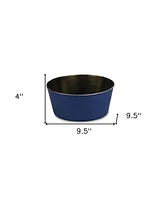 10" Red Recycled Plastic Indoor Outdoor Round Pot Planter