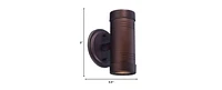Cylinder Two-Light Wall Light – Stylish Lighting for Indoor & Outdoor Use