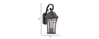 Bronze Tapered Goblet Wall Light