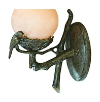 Bird Detail Lantern Wall Light – Timeless Design for Porch & Walkways