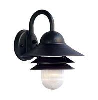 Outdoor Wall Light with Three-Tier Lamp Shade – Stylish Lighting for Exterior Spaces