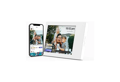 Smart WiFi Digital Photo Frame myFirst Frame Doodle 9 Inch 1067x800 Lcd Touch Screen, Auto-Rotate Portrait and Landscape, 32GB Memory with Cloud Stora