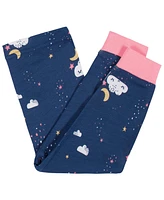 Gerber Toddler Girls 4-Piece Snug Fit Cotton Pajamas, Deer, 5T