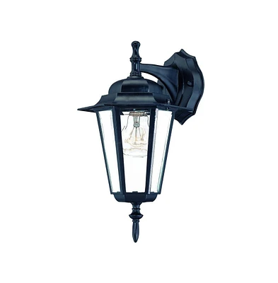 Glass Hanging Lantern Wall Light for Entryway Patio or Hallway