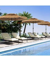 Mondawe Ft Hawaiian Beach Parasol Outdoor Umbrella