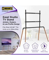 ProMounts Premium Easel Tv Stand Mount for 42"-84" TVs and Holds Up to 99 Lbs