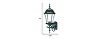 Ornamental Carousel Hanging Wall Light – Charming Lighting for Outdoors