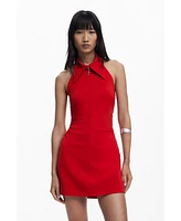 Desigual Women's Short dress with zipper and lapel