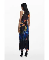 Desigual Women's Skirt designed by Mr. Christian Lacroix
