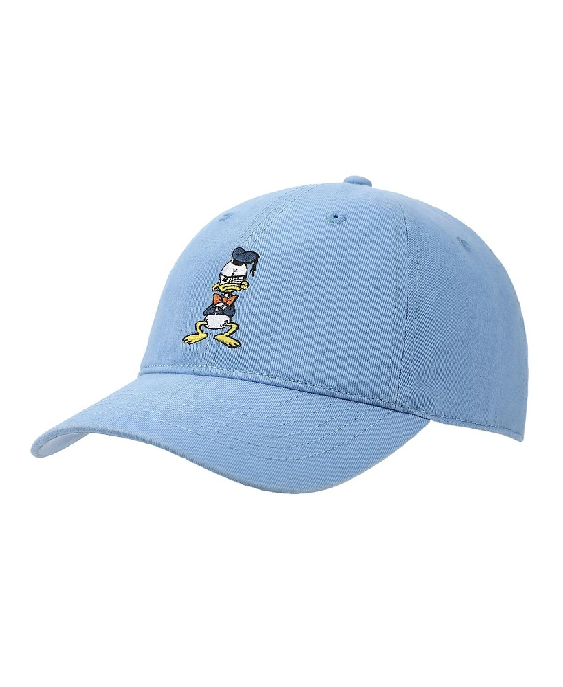 Disney Men's Donald Duck Blue Unstructured Baseball Cap