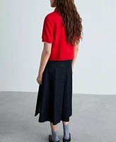 Mango Women's Cropped Polo Shirt