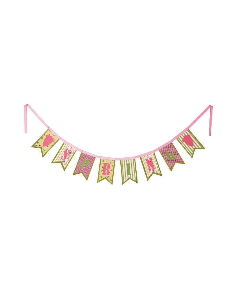 8.5" x 50" Hanging "Spring" Hanging Decorative Sign Garland