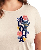 Hybrid Apparel Plus Lilo Stitch Live Action Aloha Graphic T-Shirt