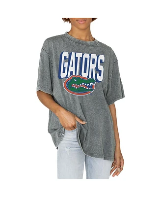 Gameday Couture Women's Gray Florida Gators Solid Defense Oversized T-Shirt