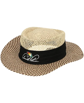 Ahead Men's Natural Arnold Palmer Invitational Straw Signature Gambler Hat