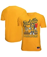 Mitchell & Ness Men's Gold Nashville Predators Local Food T-Shirt