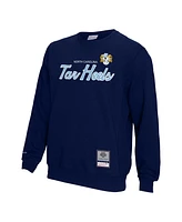 Mitchell & Ness Men's Navy North Carolina Tar Heels Elite Script Pullover Sweatshirt