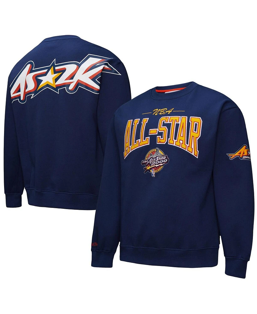 Mitchell & Ness Men's and Women's Navy 2000 Nba All-Star Game Throwback Pullover Sweatshirt