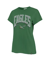 '47 Brand Women's Kelly Green Philadelphia Eagles Treasure Frankie T-Shirt