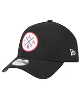 New Era Men's Black Los Angeles Angels 9FORTY A-Frame Adjustable Hat