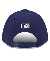 New Era Men's Navy Milwaukee Brewers Player Replica 9FORTY Adjustable Hat
