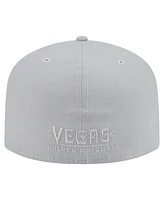 New Era Men's Gray Vegas Golden Knights Color Pack A-Frame 59FIFTY Fitted Hat