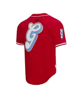 Pro Standard Men's Red Memphis Grizzlies 2024/25 City Edition Mesh Baseball Jersey