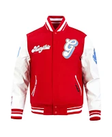 Pro Standard Men's Red/White Memphis Grizzlies 2024/25 City Edition Wool Varsity Full-Zip Jacket