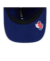 New Era Men's Gray Texas Rangers 2025 Mlb Clubhouse 9FORTY M-Crown Adjustable Hat