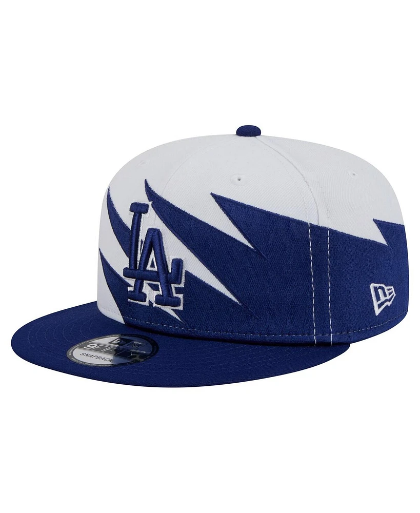 New Era Men's Royal/White Los Angeles Dodgers Jagged 9FIFTY Snapback Hat