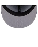 New Era Men's Royal Los Angeles Dodgers Overlap 59FIFTY Fitted Hat