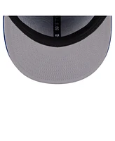New Era Men's Royal York Mets Overlap 59FIFTY Fitted Hat