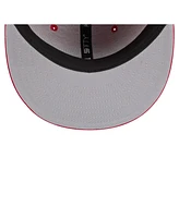 New Era Men's Red St. Louis Cardinals Overlap 59FIFTY Fitted Hat
