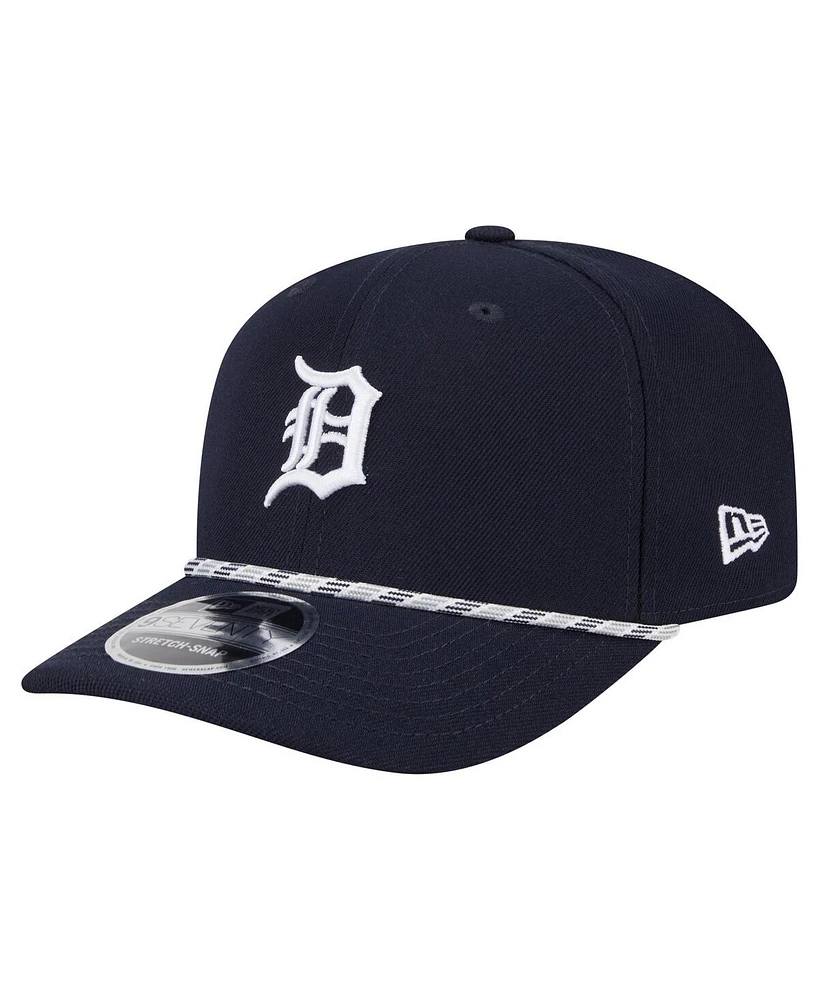 New Era Men's Navy Detroit Tigers Multi-Rope 9SEVENTY Stretch-Snap Hat