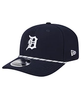 New Era Men's Navy Detroit Tigers Multi-Rope 9SEVENTY Stretch-Snap Hat