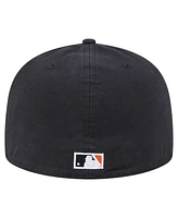New Era Men's Black Baltimore Orioles Championship Side Flag A-Frame 59FIFTY Fitted Hat