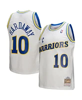 Mitchell & Ness Men's Tim Hardaway White Golden State Warriors Hardwood Classics 1990/91 Swingman Jersey