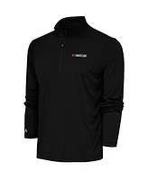 Antigua Men's Black Nascar Tribute Quarter-Zip Pullover Top