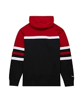 Mitchell & Ness Men's Black Philadelphia 76ers Big Tall Hardwood Classics Head Coach Pullover Hoodie