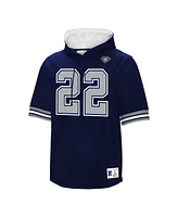 Mitchell & Ness Men's Emmitt Smith Navy Dallas Cowboys Retired Player Mesh Name Number Hoodie T-Shirt