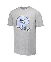 Nike Big Boys and Girls Heather Gray North Carolina Tar Heels Helmet T-Shirt