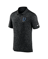 Nike Men's Black Indianapolis Colts Pique Fashion Performance Polo Shirt