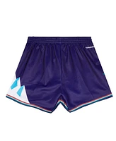 Mitchell & Ness Women's Purple Utah Jazz Swingman Big Face 3.0 Basketball Shorts