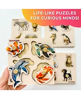 Quokka Wooden Puzzles for Toddlers 1-3 – Pegged Puzzles for Kids