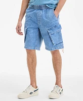 Sun + Stone Men's Varech Denim 10" Cargo Shorts, Exclusively at Macy's