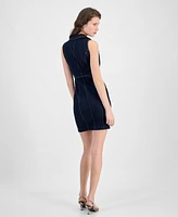 Guess Women's Destiny Button-Front Denim Mini Dress