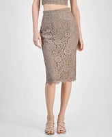 Guess Women's Josiane Lace Pencil Skirt