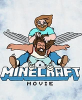 Fifth Sun Men's Minecraft Movie Winged Jason Short Sleeve T-Shirt