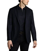 Charles Tyrwhitt Men's Mercerized Cotton Short Sleeve Zipper Polo Shirt