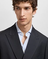 Mango Men's Slim-Fit Double-Breasted Blazer